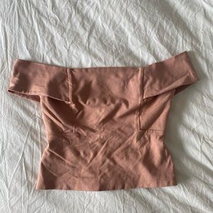 Anthropologie off the shoulder blouse